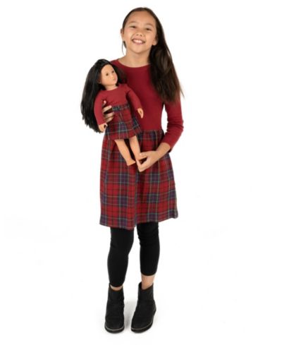 Plaid red