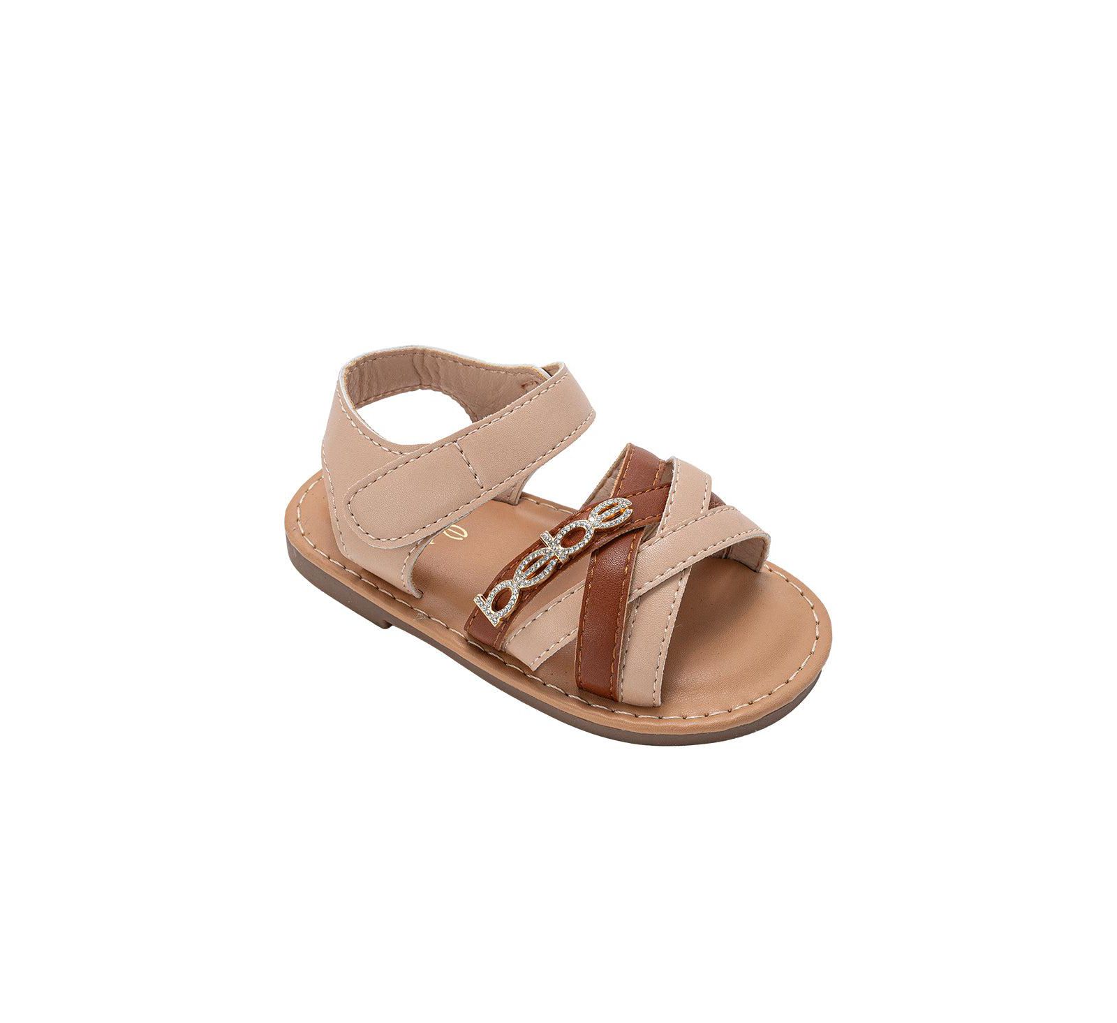 Bebe Little Girls Cute Flat Adjustable Summer Strappy Sandals