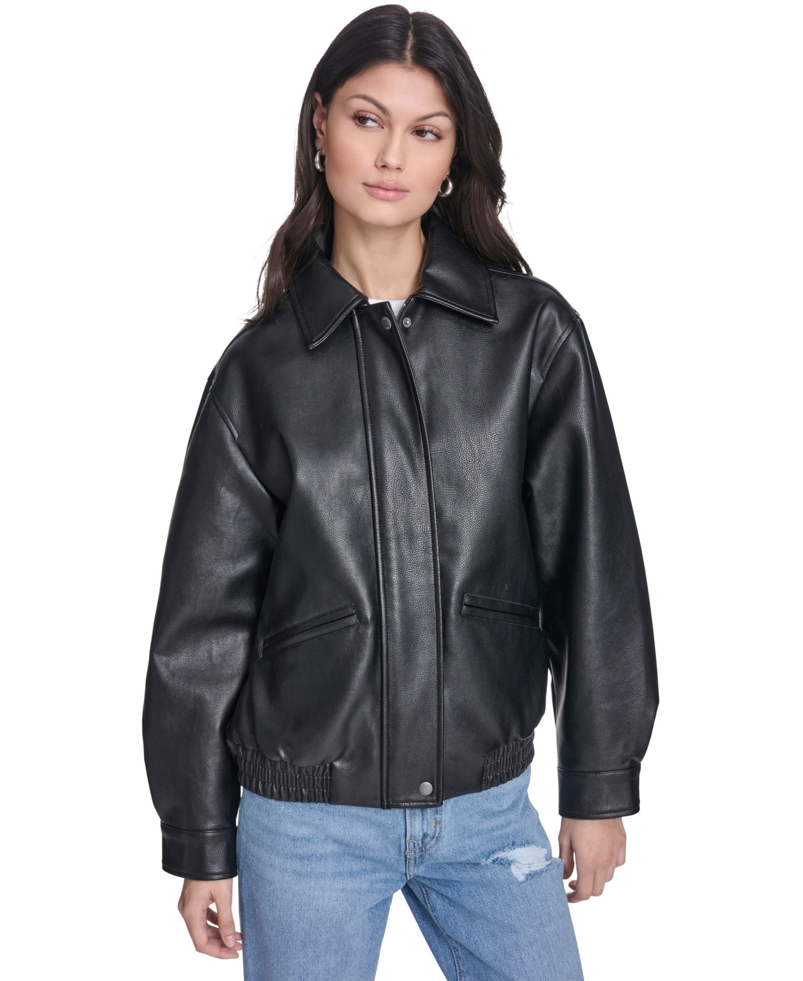 Женская куртка Levi's Faux Leather Relaxed-Fit Bomber Jacket
