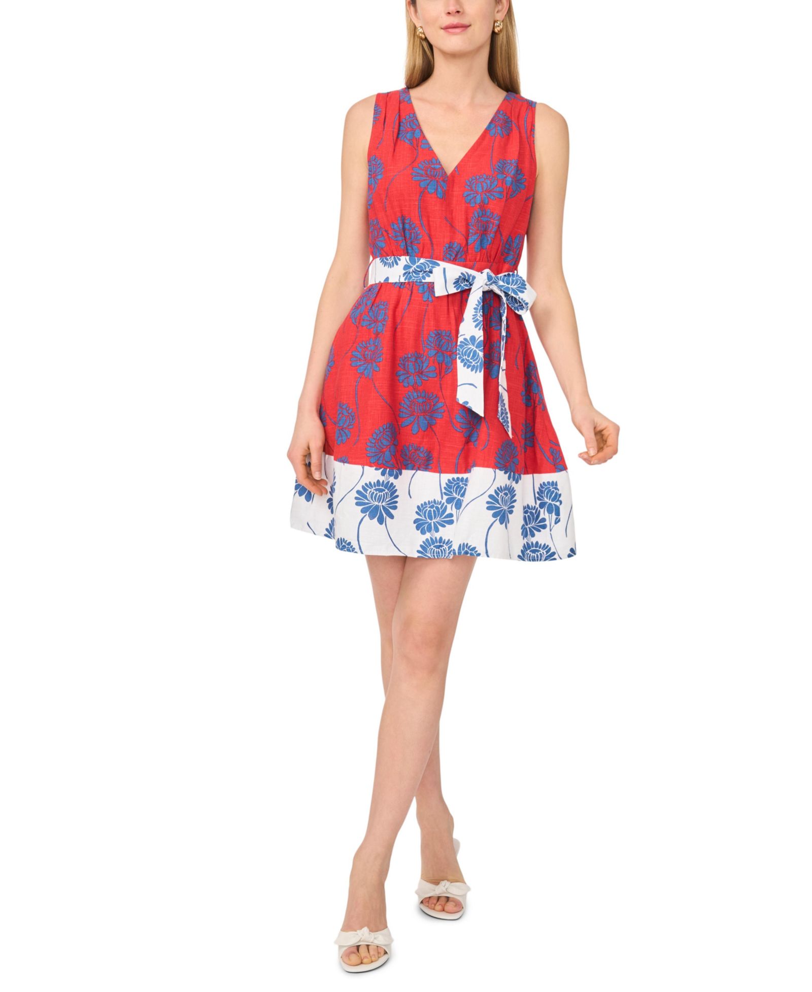 Женское платье 1.STATE Pleated Bodice Sleeveless