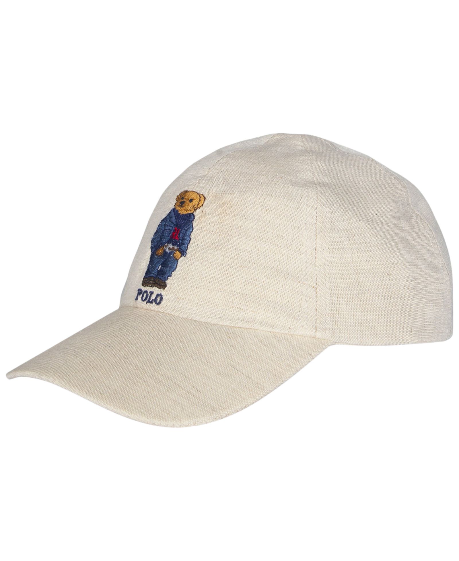Polo Ralph Lauren Men's Classic Linen Bear Baseball Cap