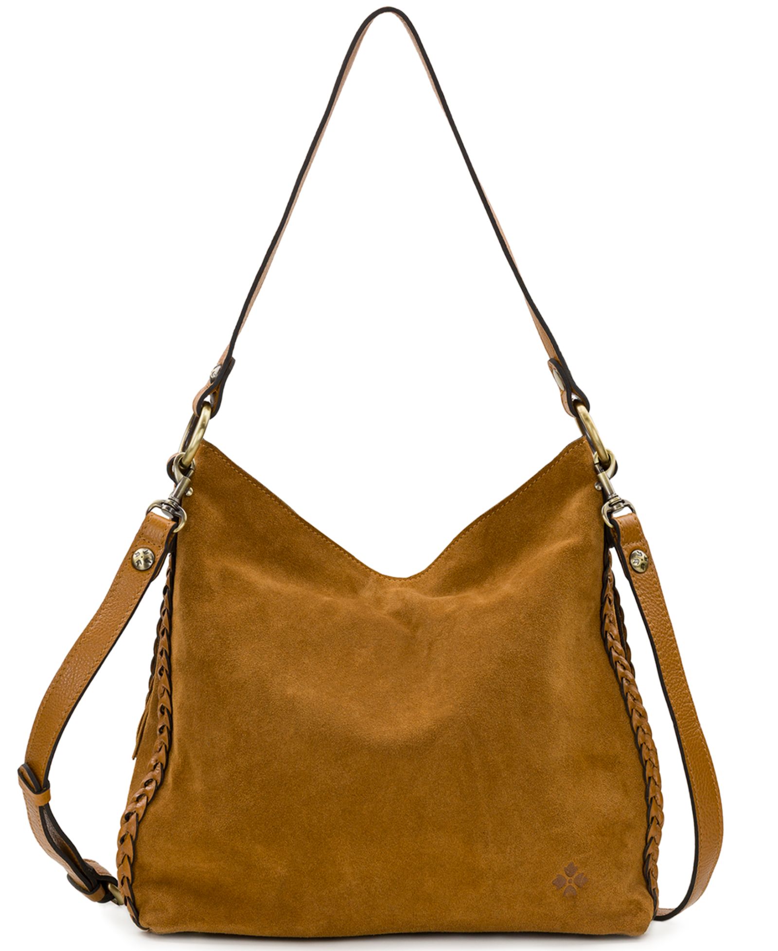 Patricia Nash Kalispell Large Suede Hobo Handbag