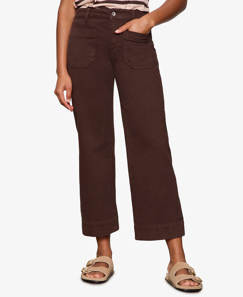 Sanctuary Petite The Marine Wide-Leg Cropped Jeans