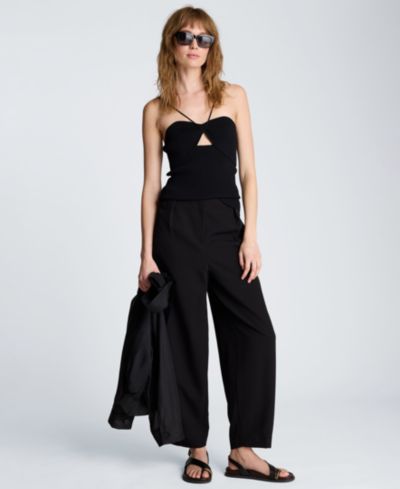 Женские брюки Kenneth Cole с плиссировкой и завышенной талией