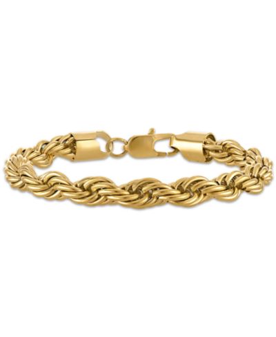 Мужской браслет Esquire Men's Jewelry Rope Chain Stainless Steel