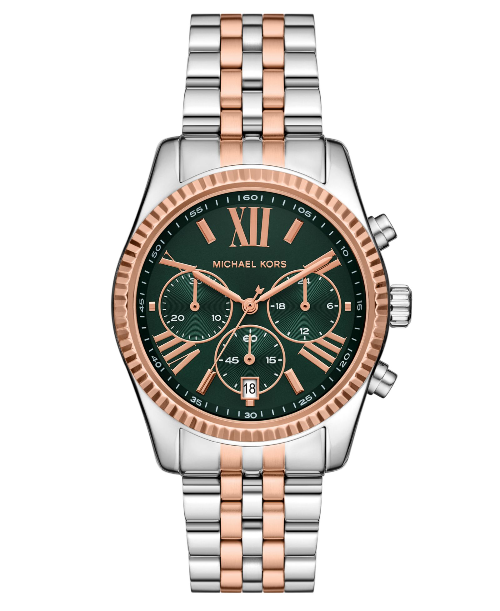 Women's Lexington Quartz Chronograph Two-Tone Stainless Steel Watch 38mm