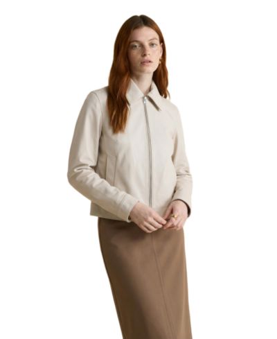 Furniq UK женская кожаная куртка-мотоциклетка Chloe