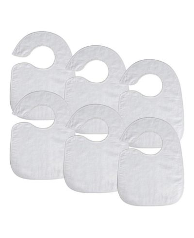 Kaplan Early Learning Soft Bibs with Snaps - Set of 6