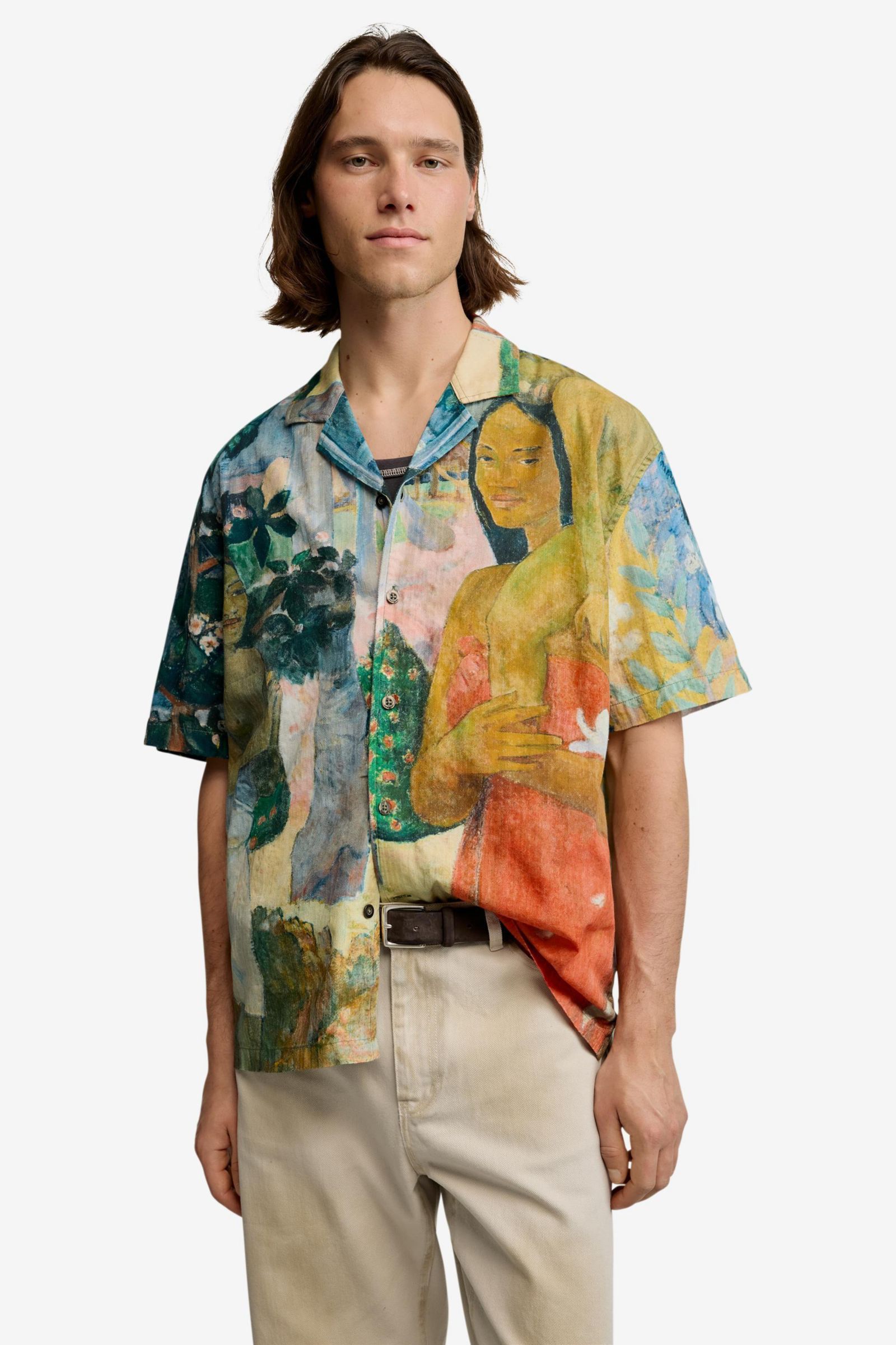 Desigual Men's Printed Gaugin shirt