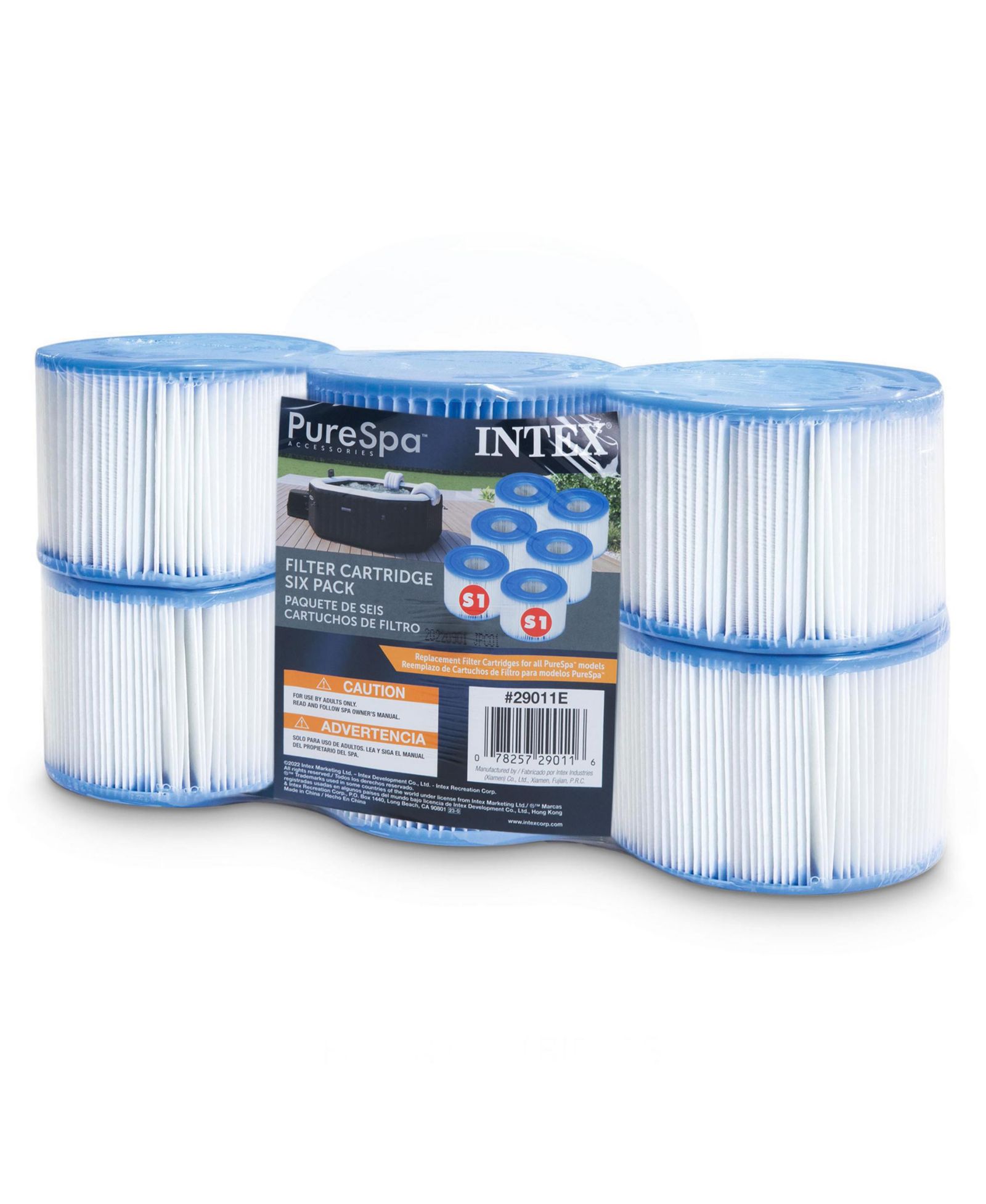 Сменные картриджи для фильтра Intex 29011E Type S1 Easy Set Pool (6 шт)