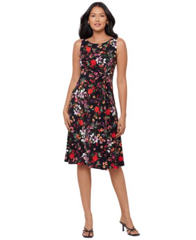 Женское платье-миди Body by Miraclesuit Botanical Floral Scoop Neck
