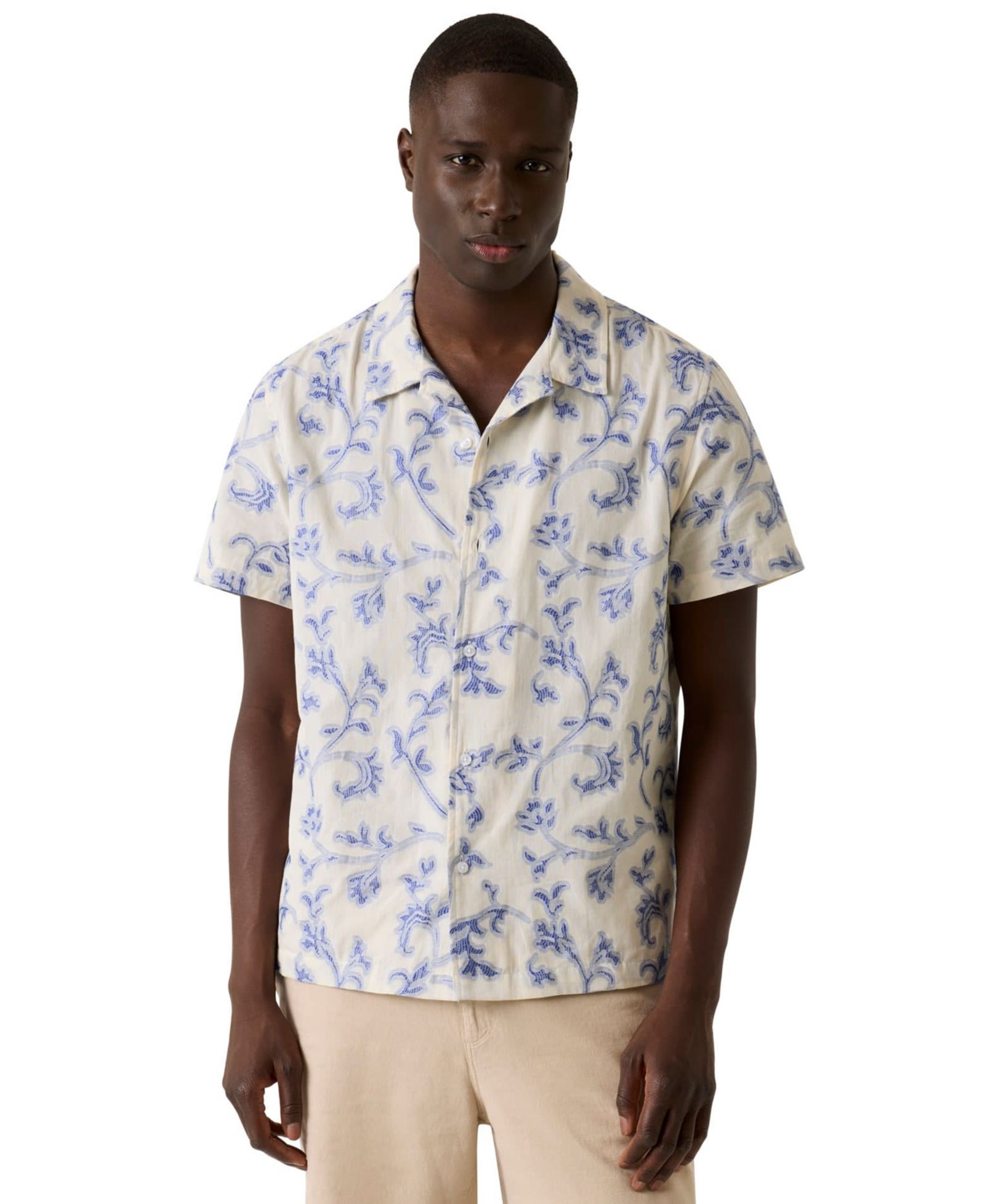 GUESS Men's Regular-Fit Short-Sleeve Shirt