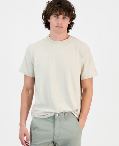 Футболка GUESS Men's Jacquard Allover Crewneck