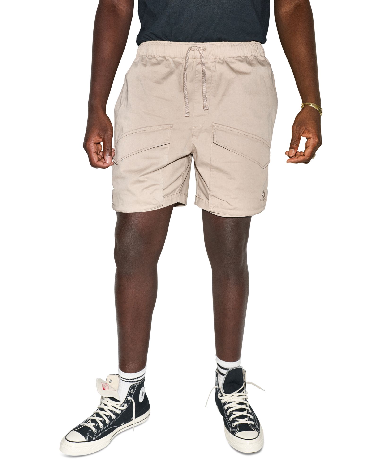 Converse Men's Regular-Fit Pull-On Utility Shorts