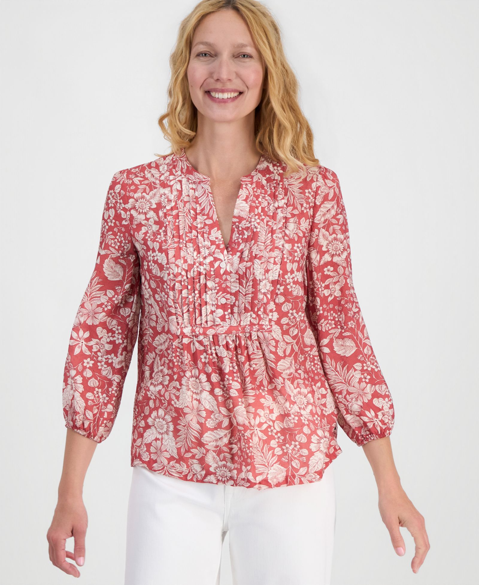 Женская блузка Nautica Floral Pintuck