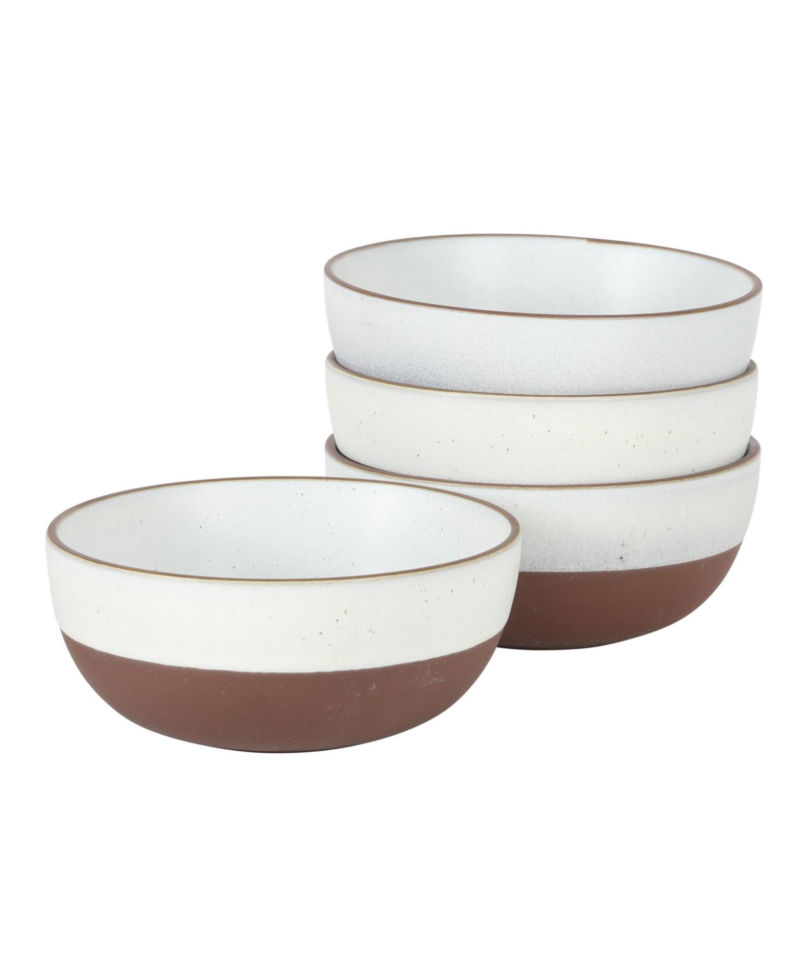 Gibson Home William Crest набор из 4 мисок для хлопьев, керамика, 6.25 inch