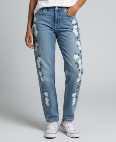 BLANK NYC Women's High-Rise Straight-Leg Jeans