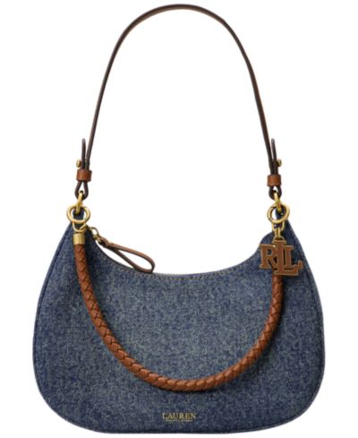 Сумка через плечо Lauren Ralph Lauren Marcy Medium Denim Zip