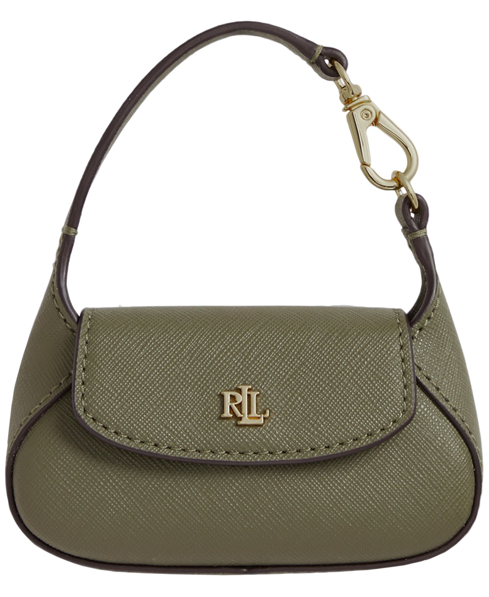 Lauren Ralph Lauren Schylar Crosshatch Leather Charm