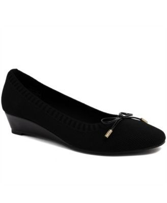 Jones New York Women's Junise Knit Wedge Flats