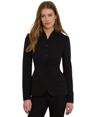 Женский блейзер Lauren Ralph Lauren Stretch Lightweight Curved Stand Collar