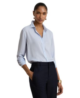 Lauren Ralph Lauren Women's Long-Sleeve Collared Shirt