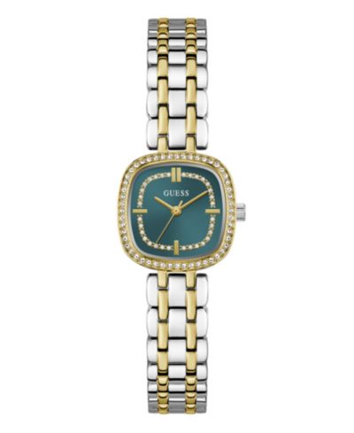 GUESS Women's Gold-Tone Stainless Steel Analog Watch, 25mm