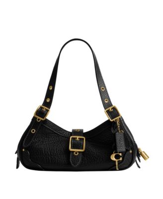 COACH сумка через плечо Drifter из зернистой кожи среднего размера