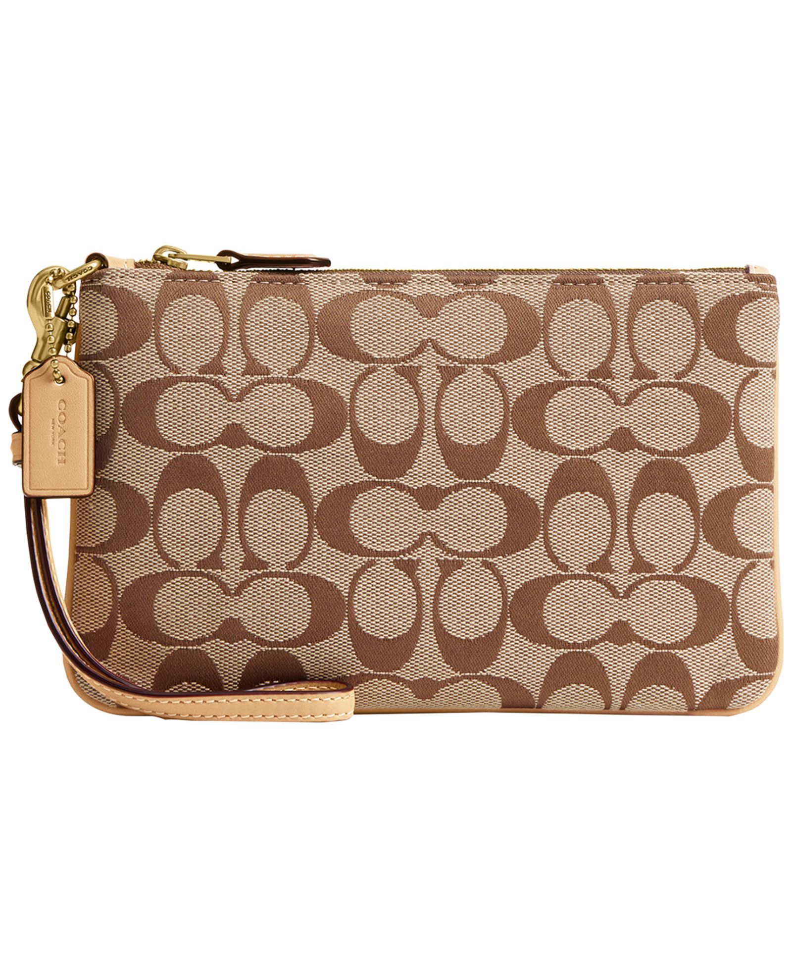 COACH Essential Small Signature Jacquard Wristlet
