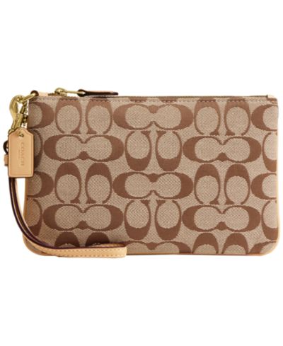 COACH Essential маленький клатч с фирменным узором Signature Jacquard