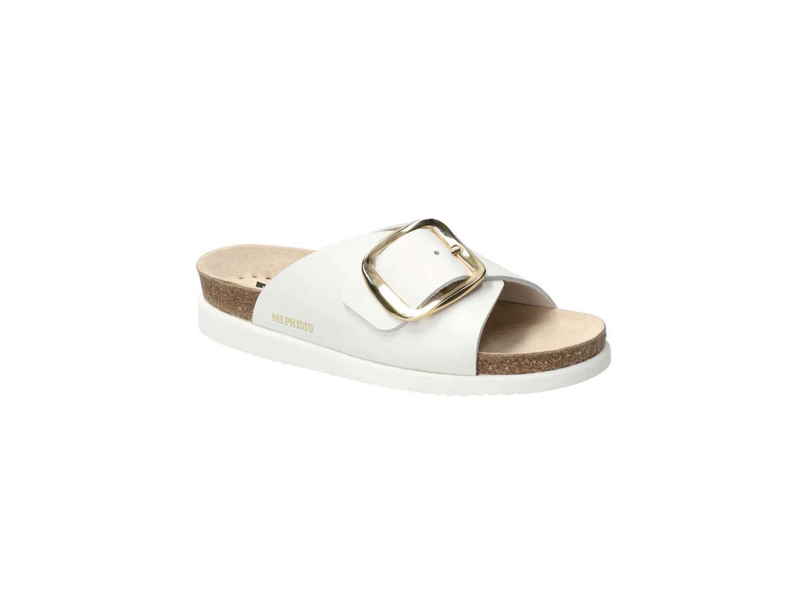 MEPHISTO Women's Leather Cork Slide