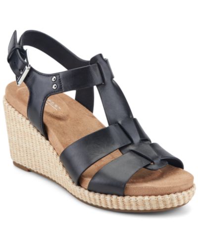 Rockport Женские босоножки на танкетке Belle Strappy