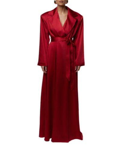 JLUXLABEL Women's Satin Embrace Maxi Dress