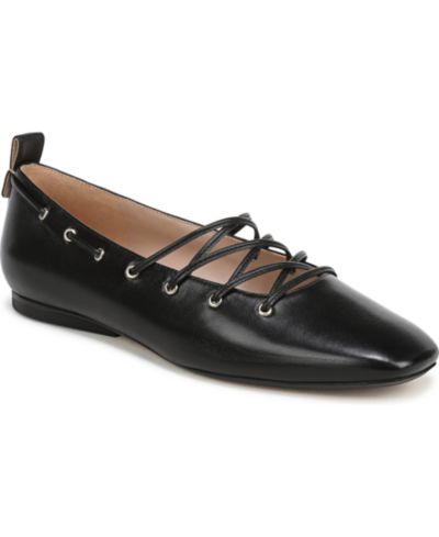 Naturalizer Women's Carla-Ghillie Square Toe Ballerina Flats