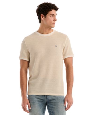Original Penguin Men's Jacquard Honeycomb T-Shirt