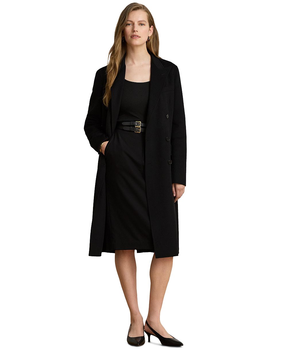 Lauren Ralph Lauren Women's Double-Breasted Wool-Blend Coat