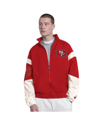 Мужское худи Starter Scarlet San Francisco 49ers The Gust Full-Zip