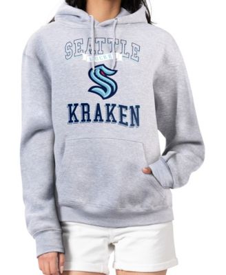 Женское худи G-III 4Her by Carl Banks Seattle Kraken Team Logo Tri-Blend Fleece