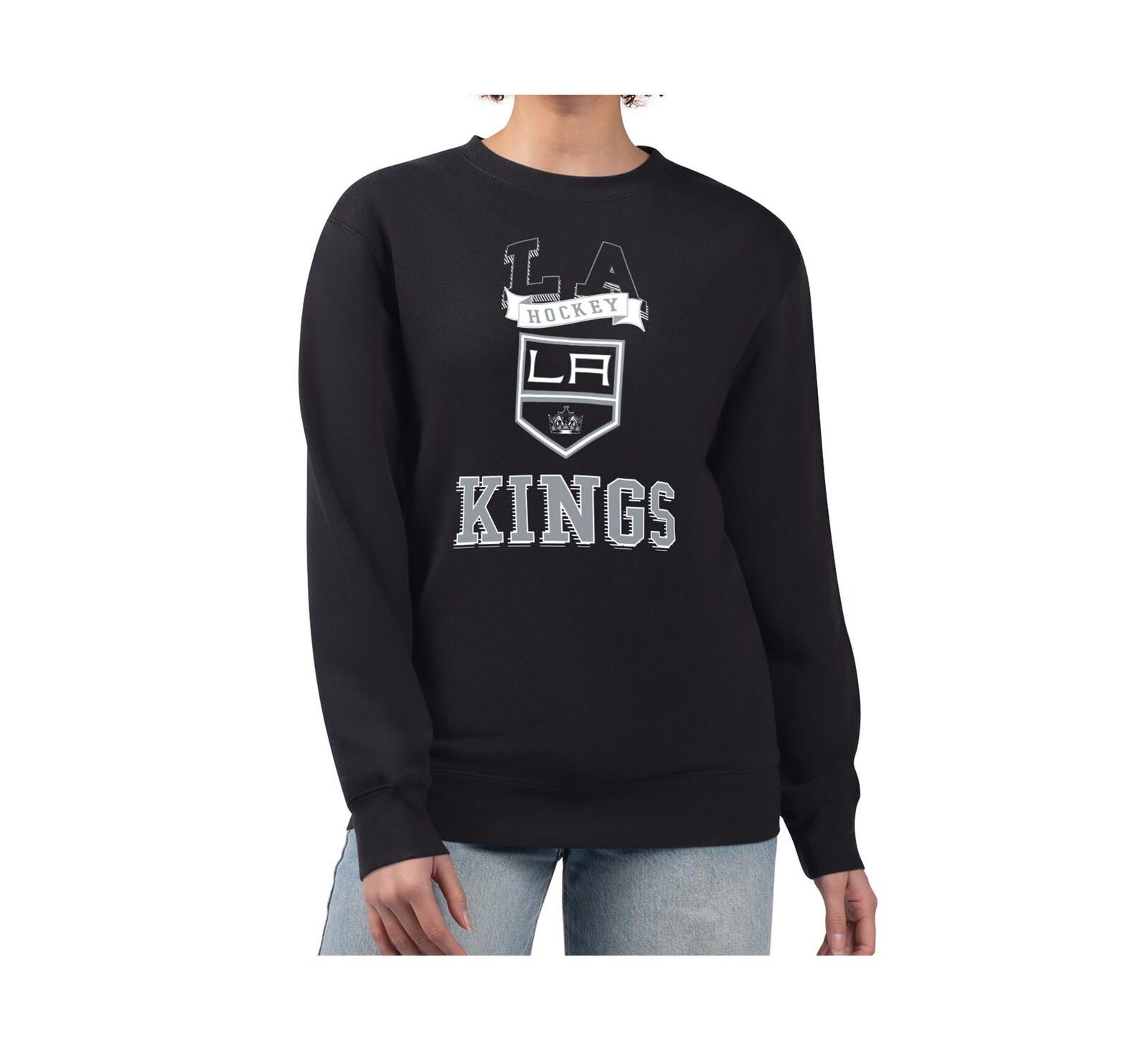 Женская флисовая толстовка G-III 4Her by Carl Banks цвета Black с логотипом Los Angeles Kings