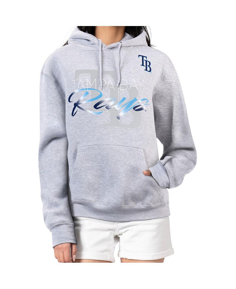G-III 4Her by Carl Banks Женское худи с логотипом Tampa Bay Rays серого меланжа
