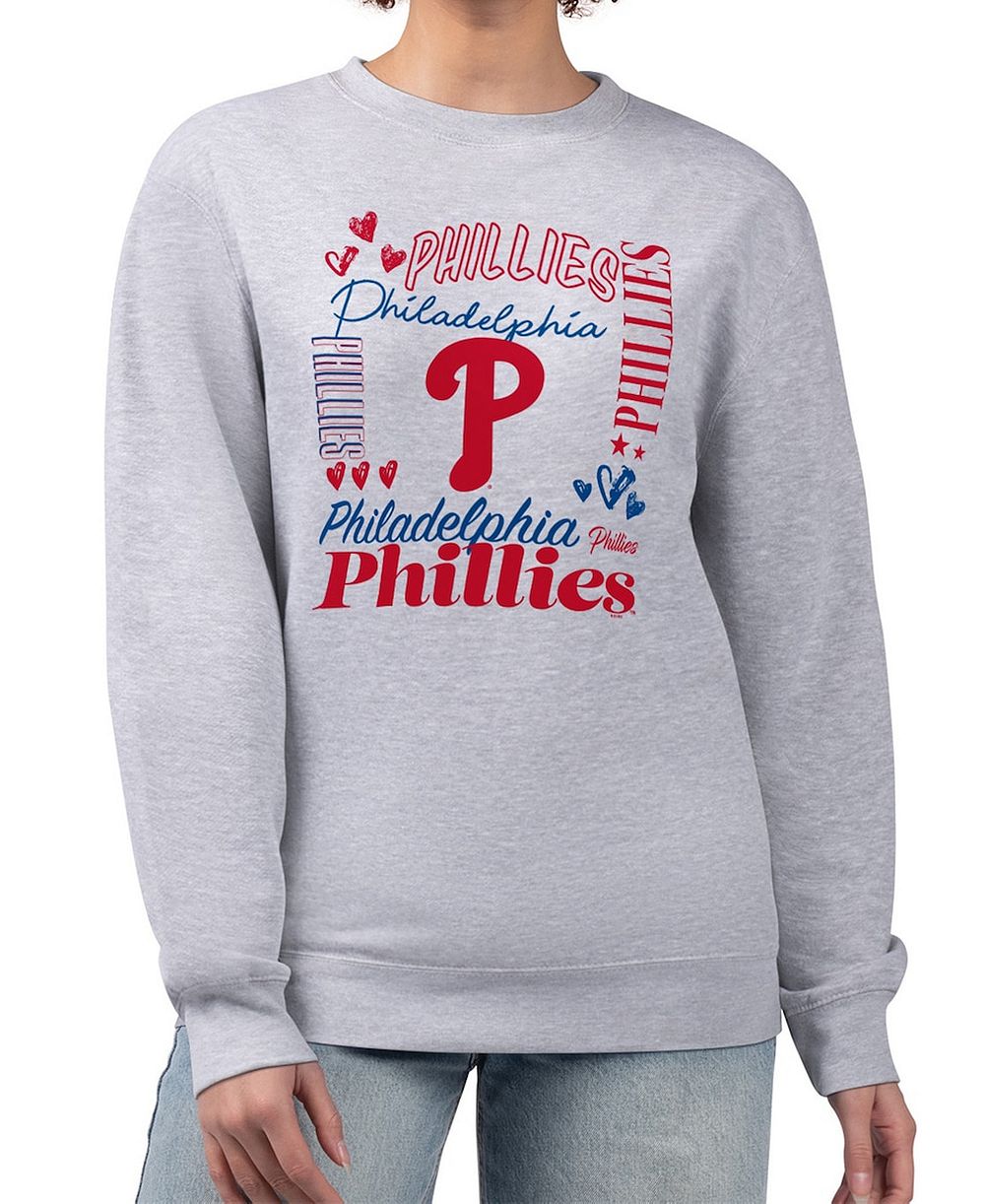 Женский флисовый худи G-III 4Her by Carl Banks с графикой Philadelphia Phillies
