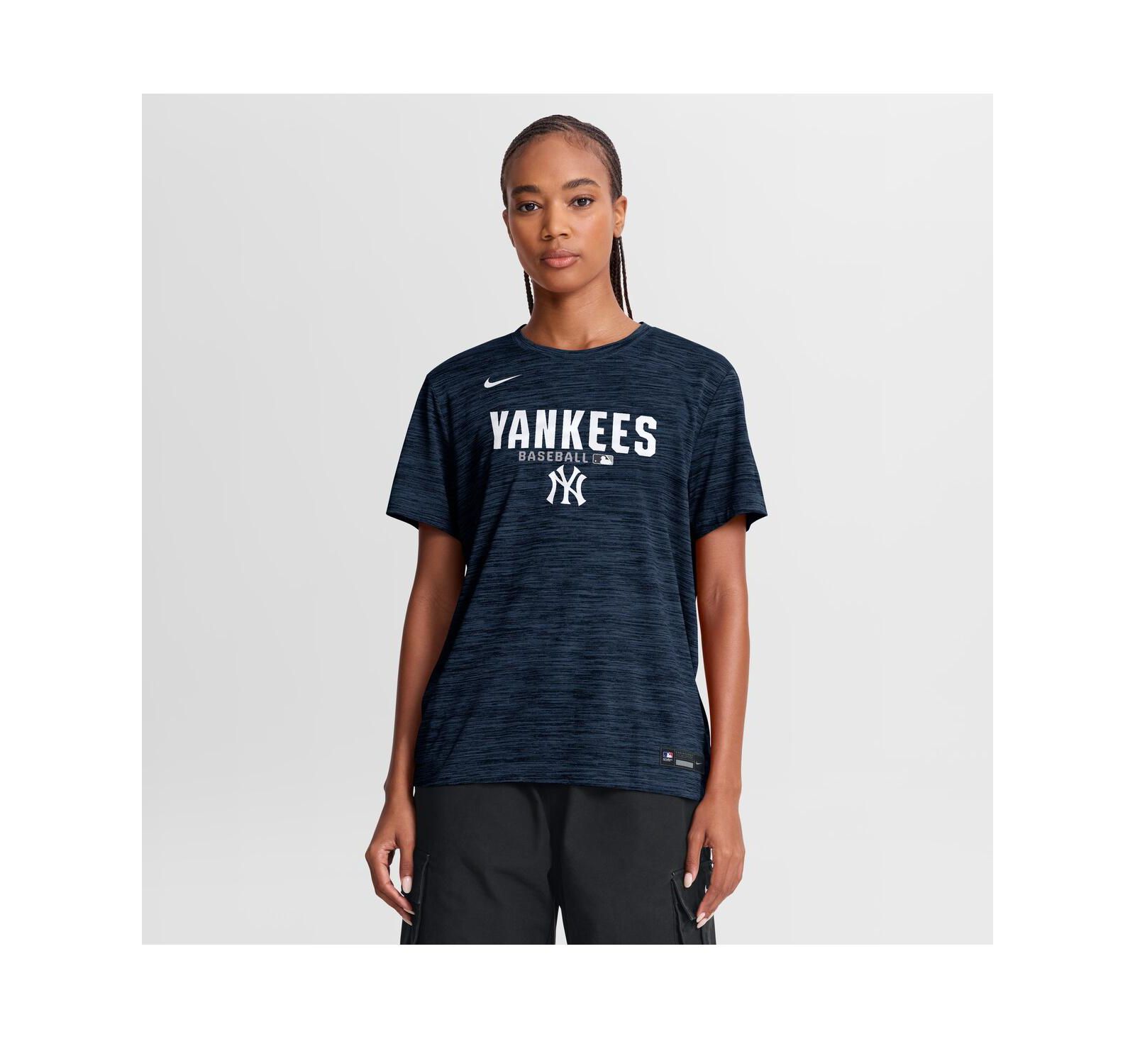 Nike Women's Navy New York Yankees Authentic Collection Velocity Dri-FIT T-Shirt
