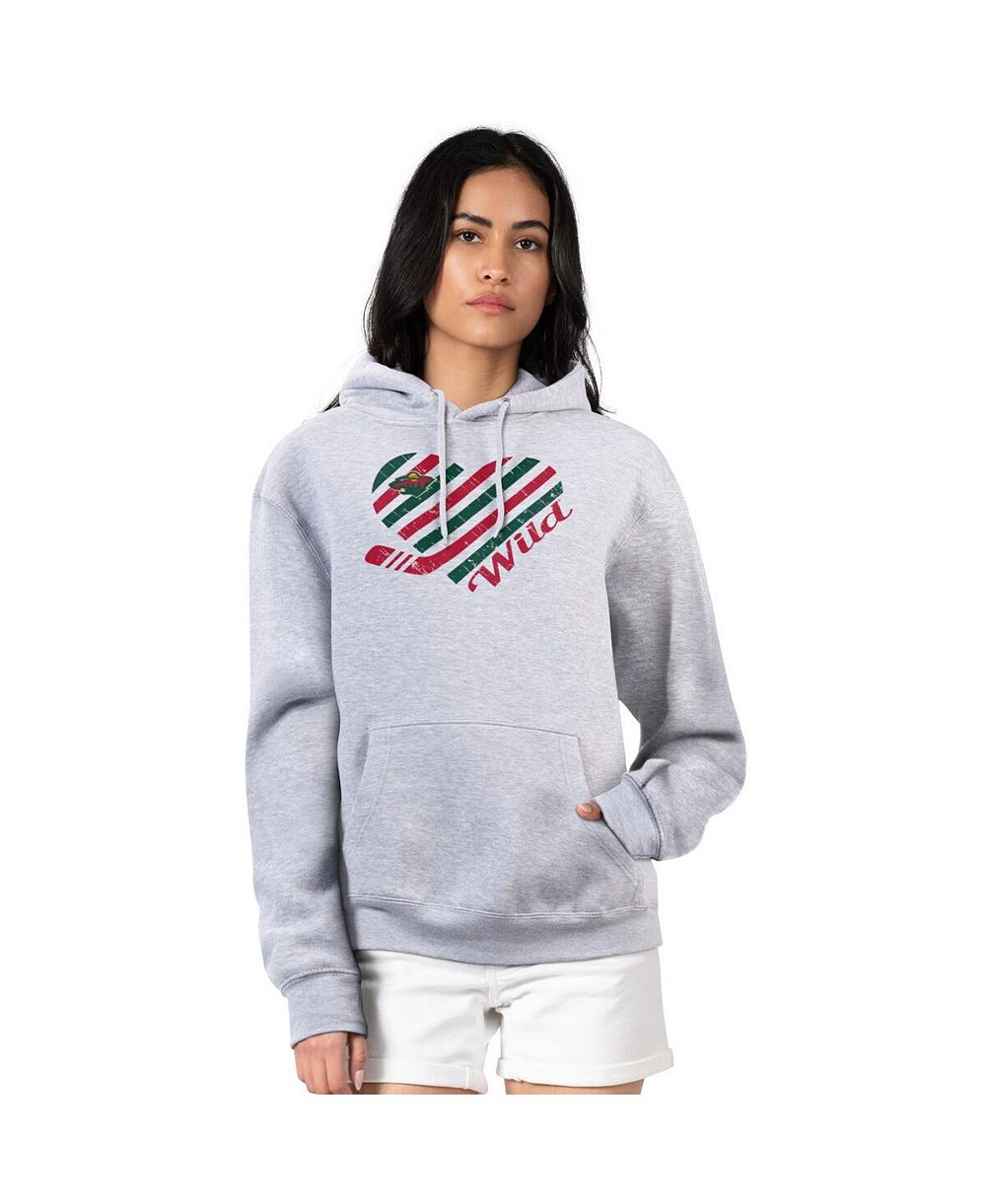 G-III 4Her by Carl Banks Женское худи Minnesota Wild Heather Gray