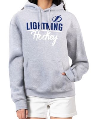 Женское худи G-III 4Her by Carl Banks Heather Gray Tampa Bay Lightning Team Sport Tri-Blend Fleece