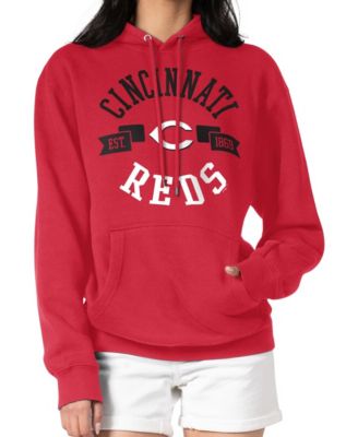 Худи G-III 4Her by Carl Banks с графикой Cincinnati Reds для женщин, красная