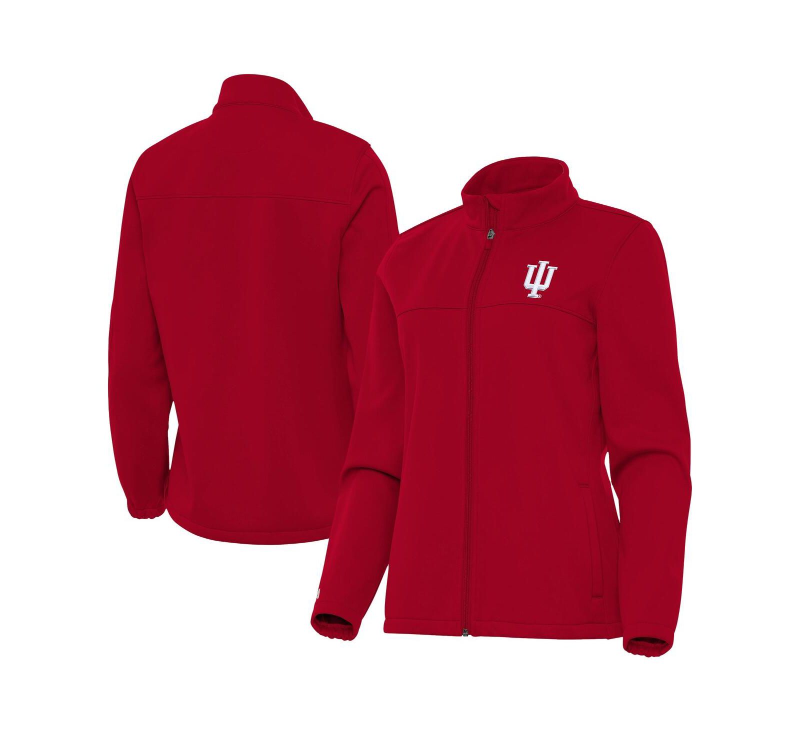 Antigua Женская ветровка Indiana Hoosiers Links 2 Golf Full-Zip