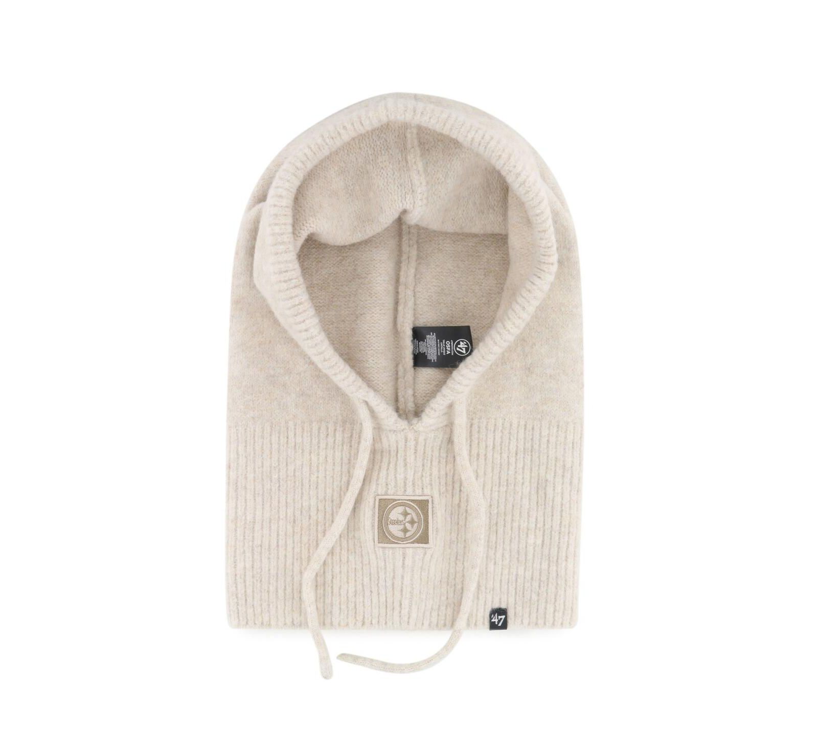 Женская вязаная шапка-снуд '47 Brand Natural Pittsburgh Steelers Mellow Knit