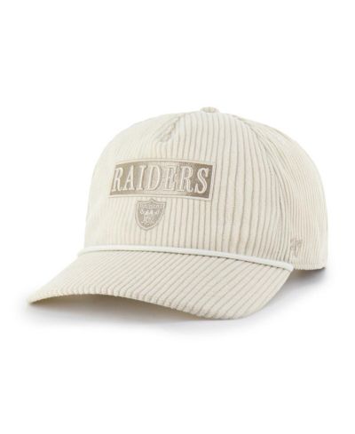 '47 Brand Women's Natural Las Vegas Raiders Mellow Corduroy Hitch Adjustable Hat