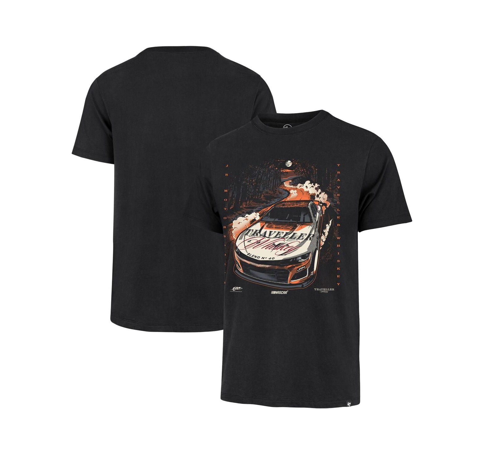 Мужская футболка '47 Brand Black Justin Allgaier Traveler Whiskey Car