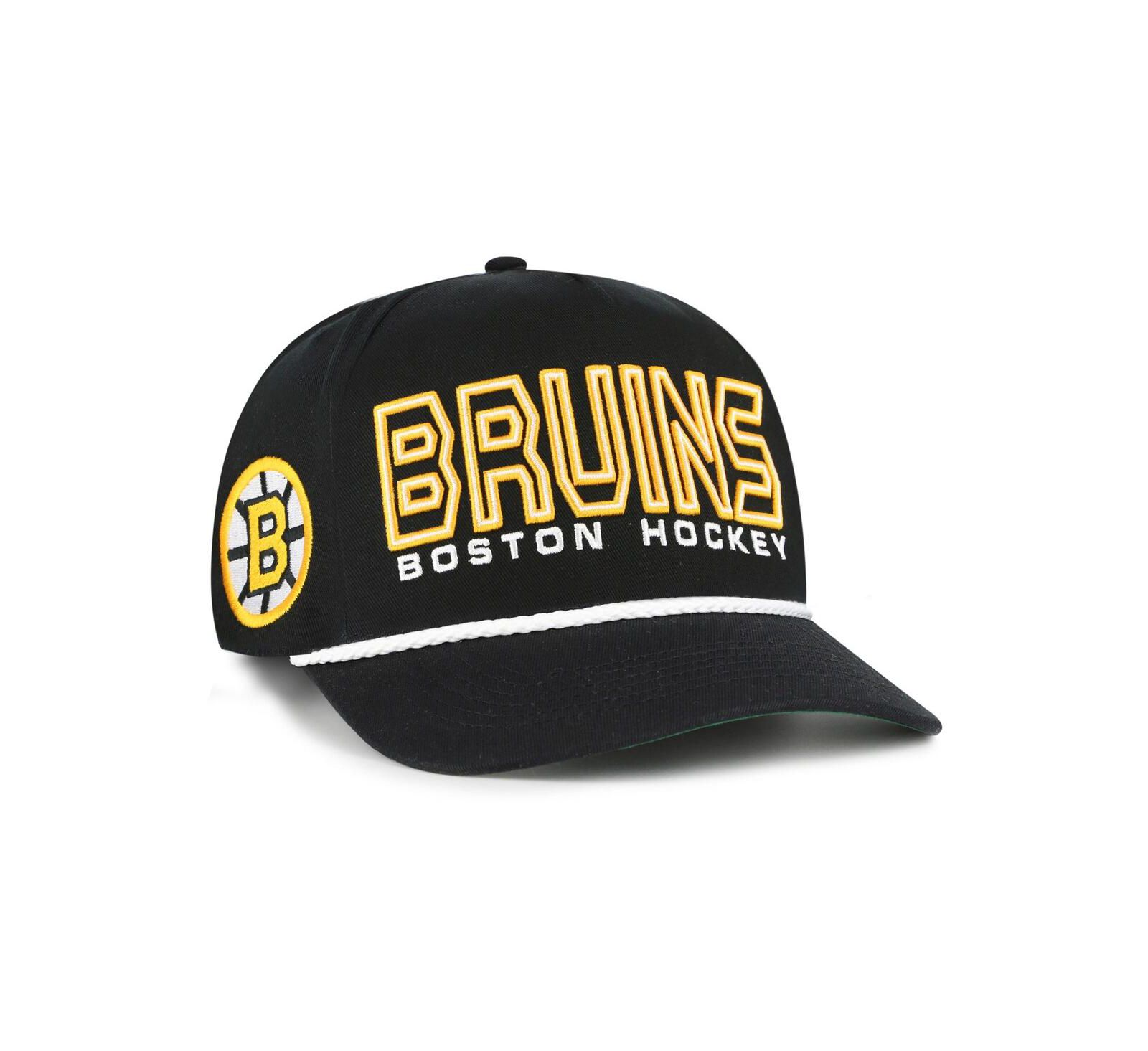 Кепка '47 Brand Мужской Black Boston Bruins Byline Hitch Adjustable Hat